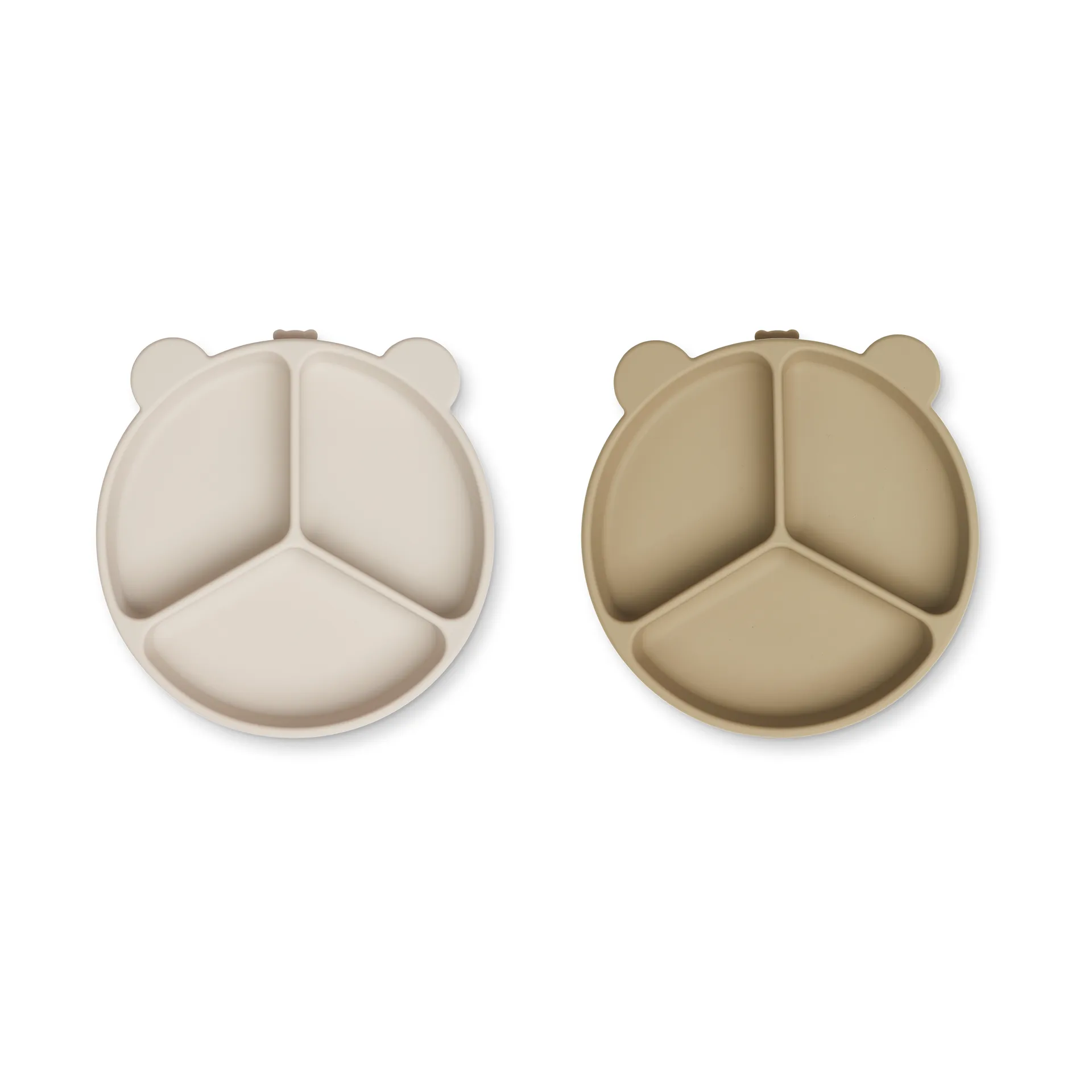 Stacy geteilter Kinderteller 2er-Pack, Sandy-Oat Liewood