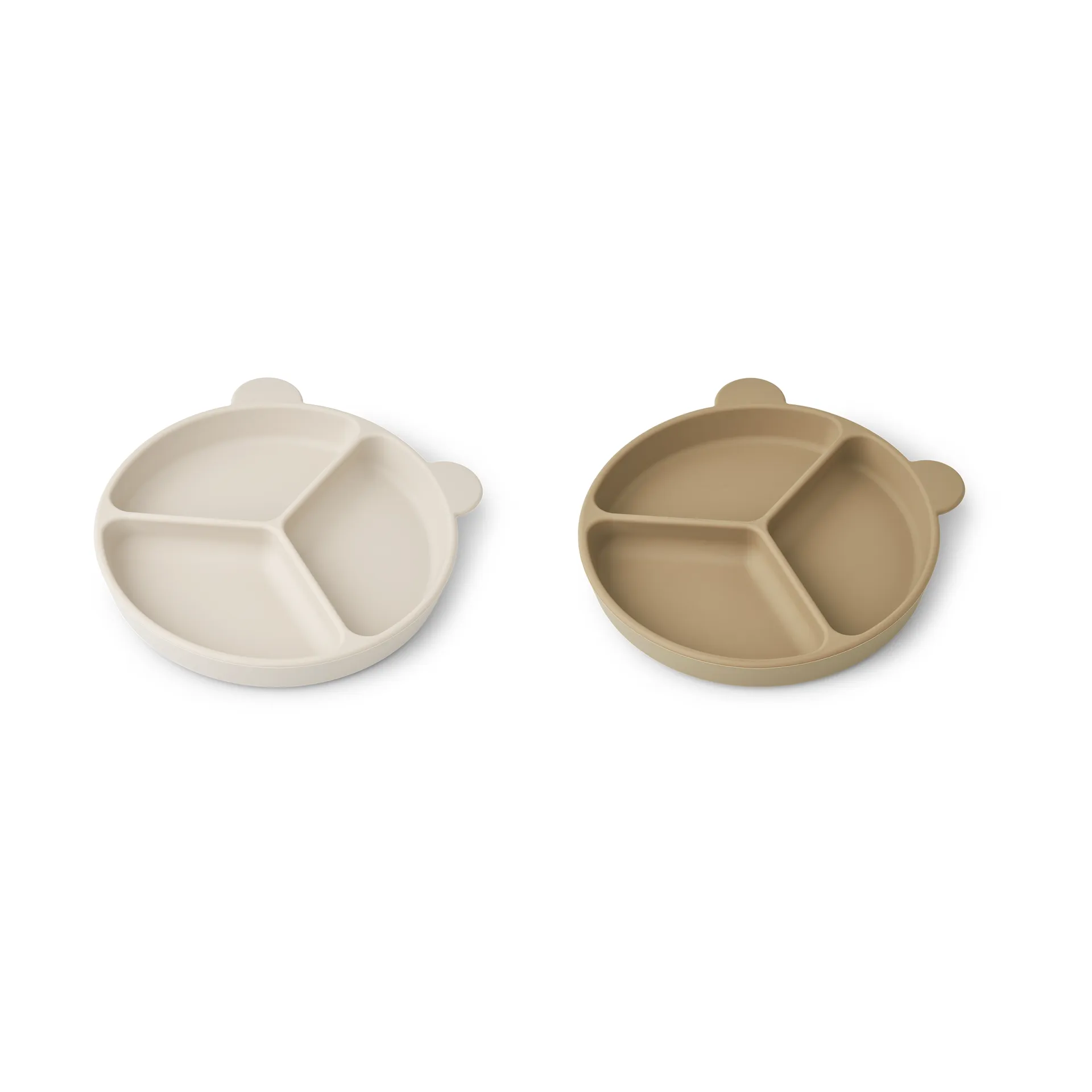 Stacy geteilter Kinderteller 2er-Pack, Sandy-Oat Liewood