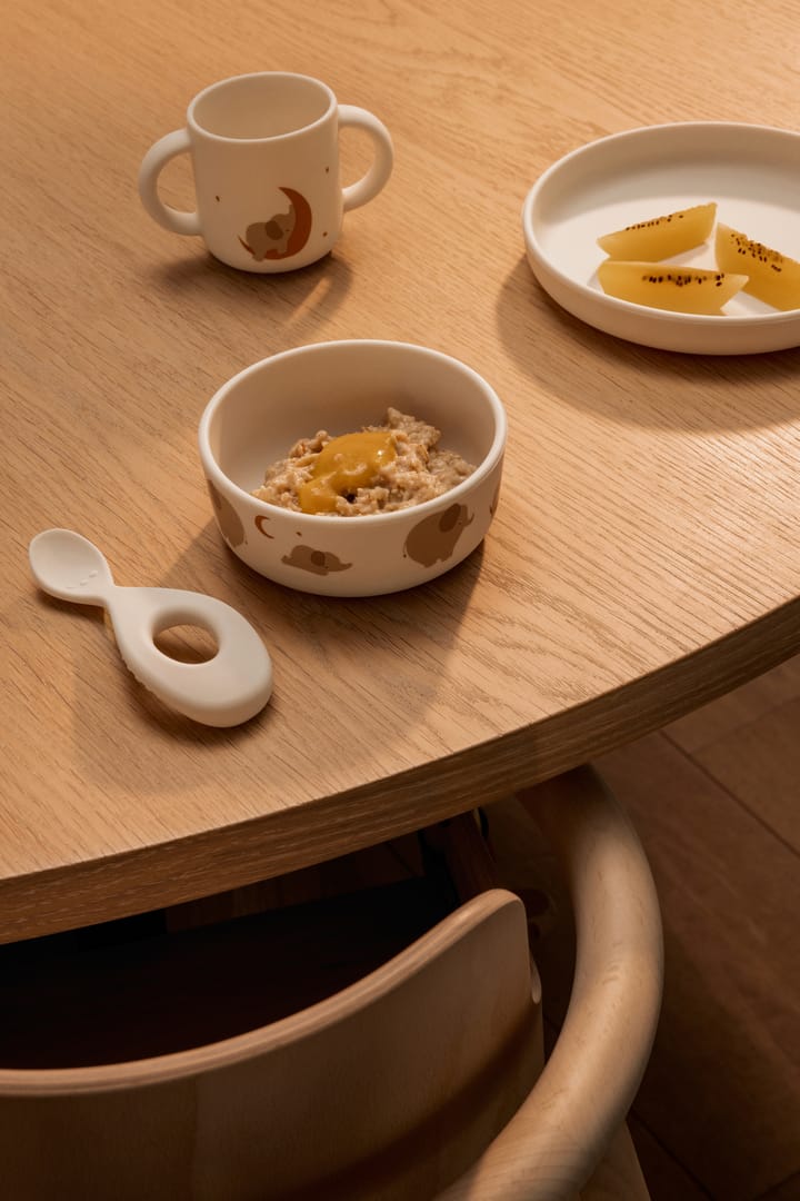 Vivi printed Geschirrset 4-teilig, Elephant-Creme de la creme Liewood