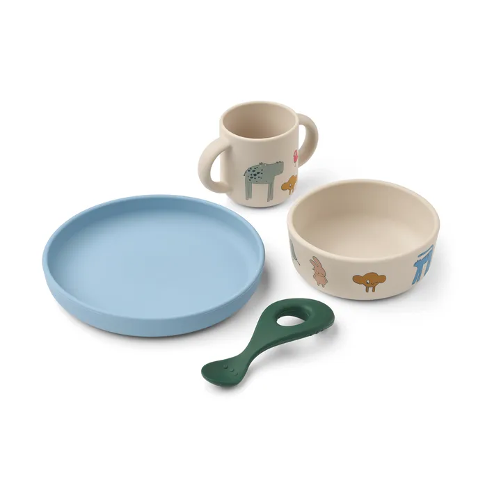 Vivi printed Geschirrset 4-teilig - Imagine/Sandy - Liewood