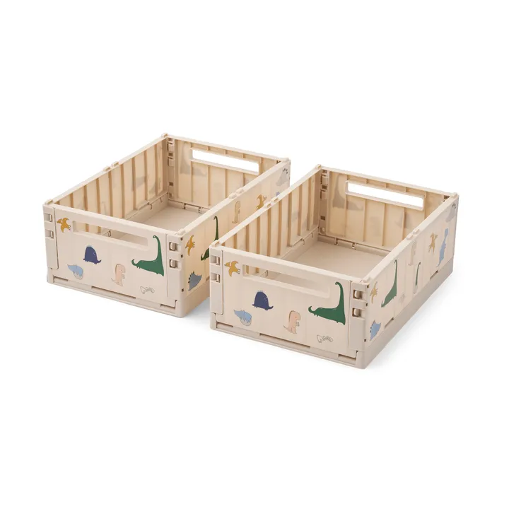 Weston Aufbewahrungsbox - Dino roar-Sandy, printed - Liewood