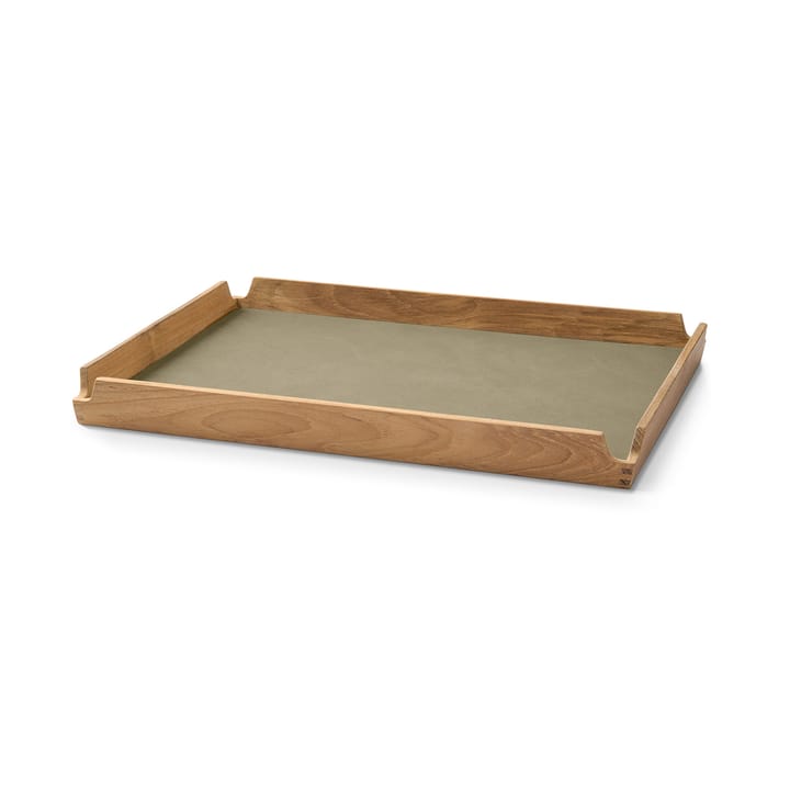 Airy Teak-Tablett square M, Nupo herbal dust LIND DNA