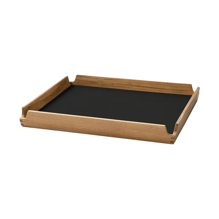 Airy Teak-Tablett square S - Nupo black ink - LIND DNA