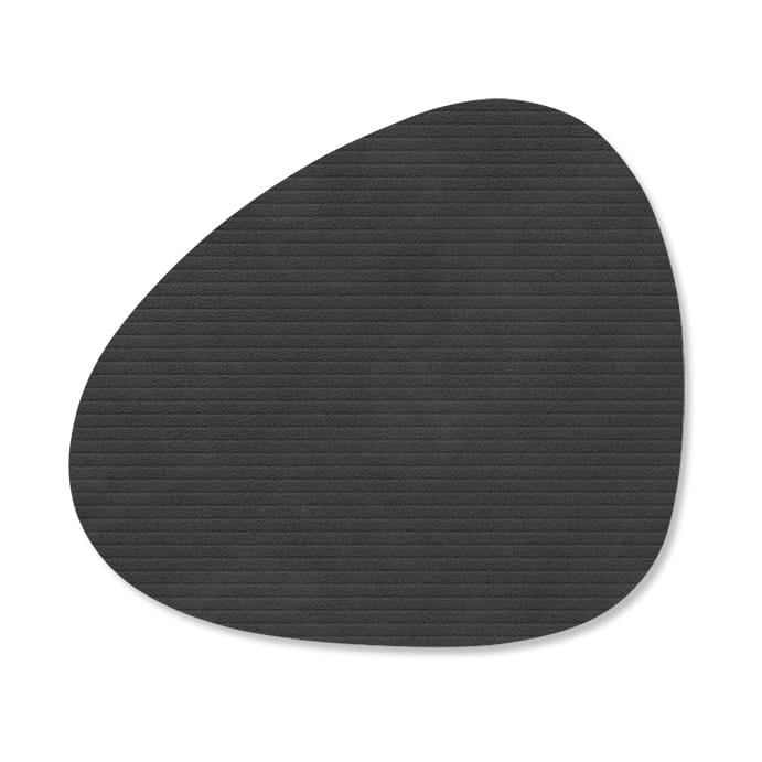 Corduroy Glasuntersetzer curve - Black - LIND DNA
