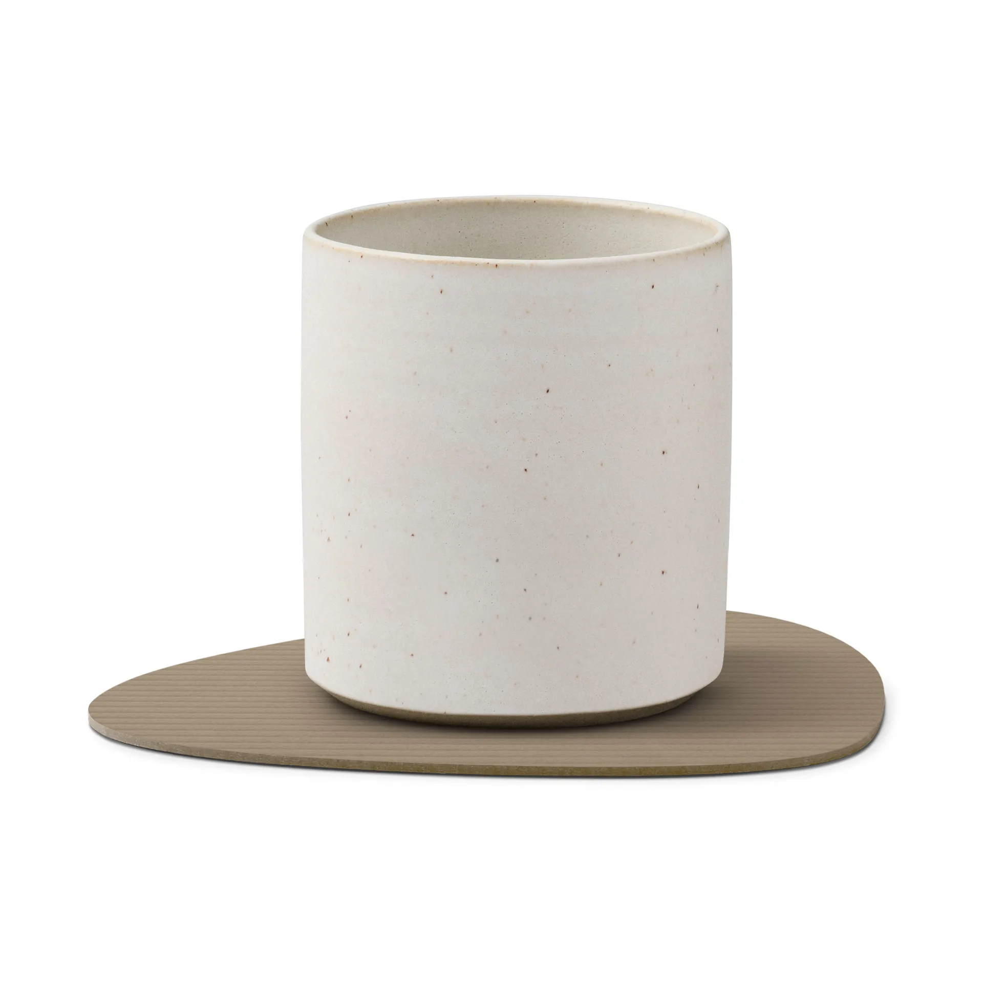 Corduroy Glasuntersetzer curve, Clay Brown LIND DNA