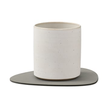 Corduroy Glasuntersetzer curve - Light Grey - LIND DNA