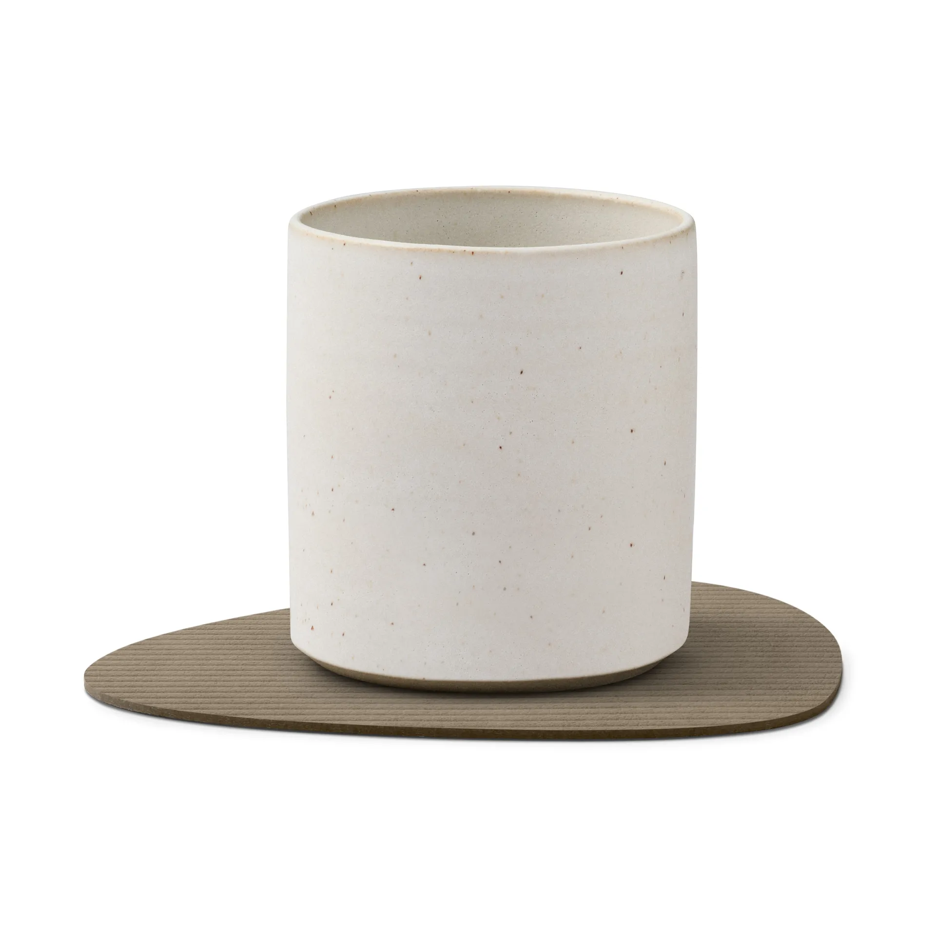 Corduroy Glasuntersetzer curve, Nomad Grey LIND DNA