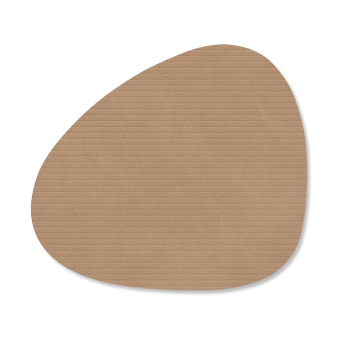 Corduroy Glasuntersetzer curve - Nougat - LIND DNA