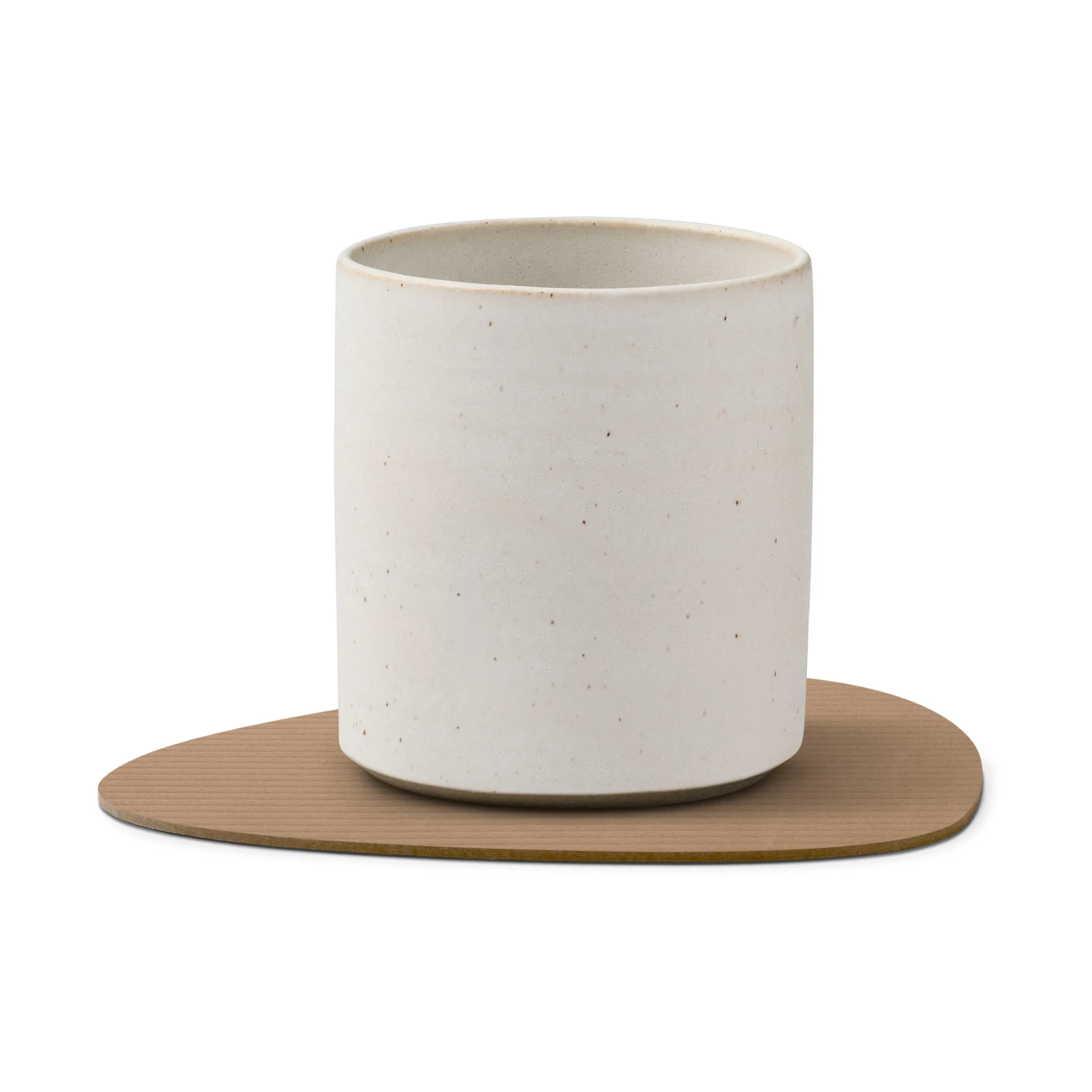 Corduroy Glasuntersetzer curve, Nougat LIND DNA