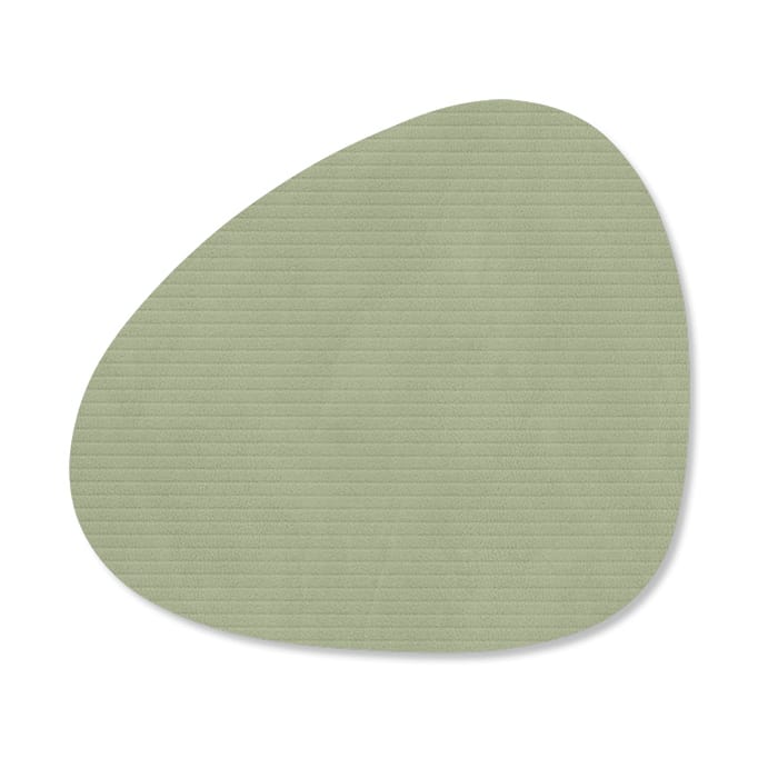 Corduroy Glasuntersetzer curve - Olive Green - LIND DNA