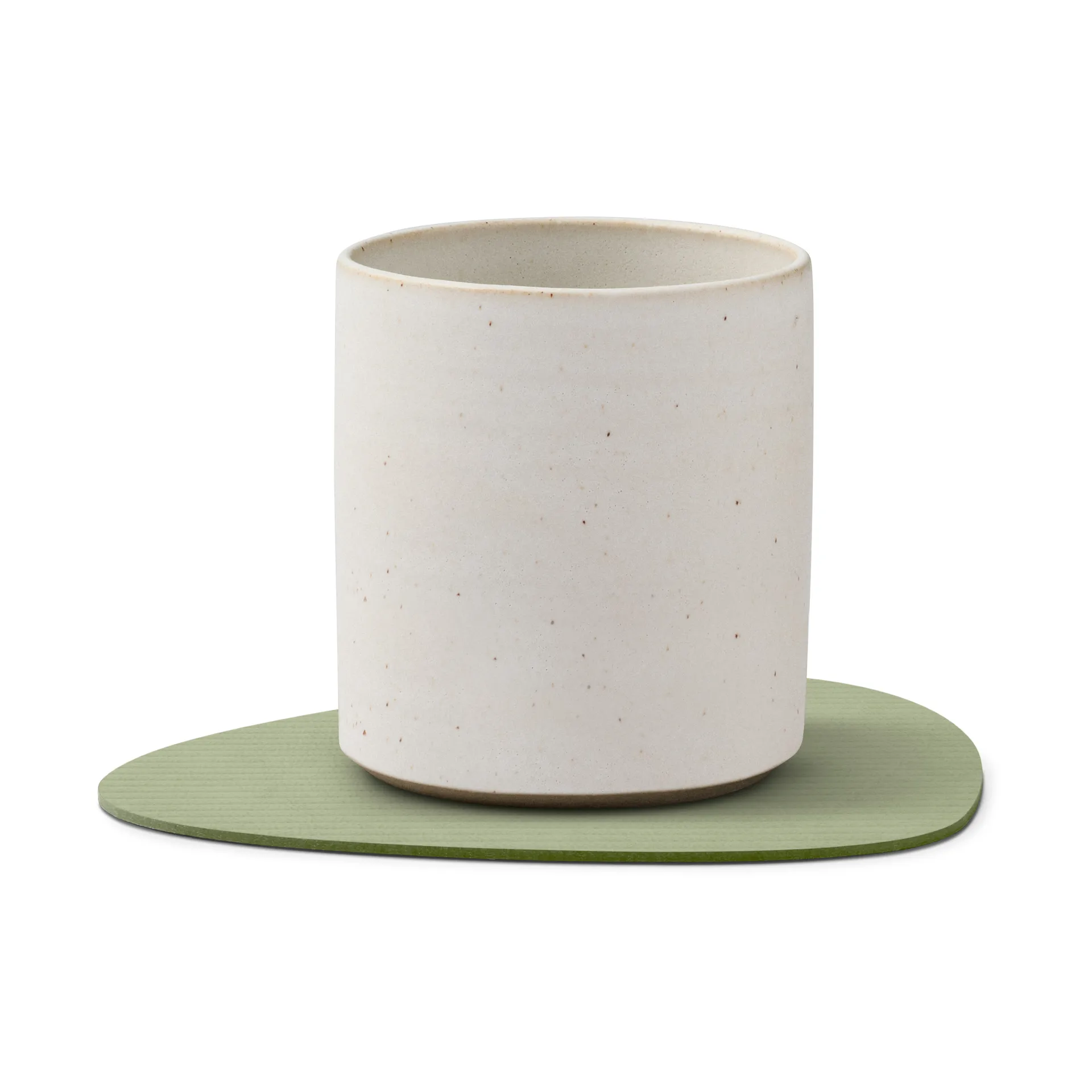 Corduroy Glasuntersetzer curve, Olive Green LIND DNA