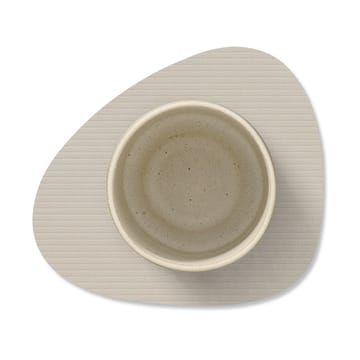 Corduroy Glasuntersetzer curve - Oyster White - LIND DNA