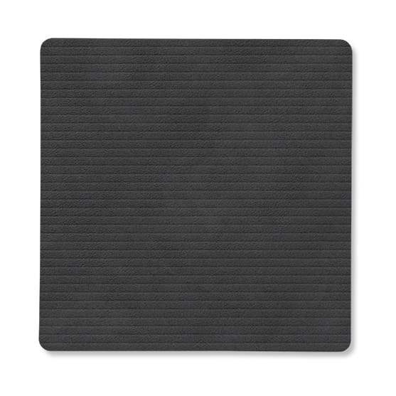Corduroy Glasuntersetzer square - Black - LIND DNA