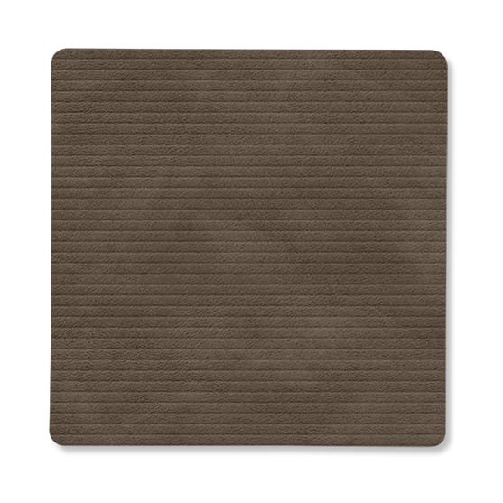 Corduroy Glasuntersetzer square - Caviar - LIND DNA