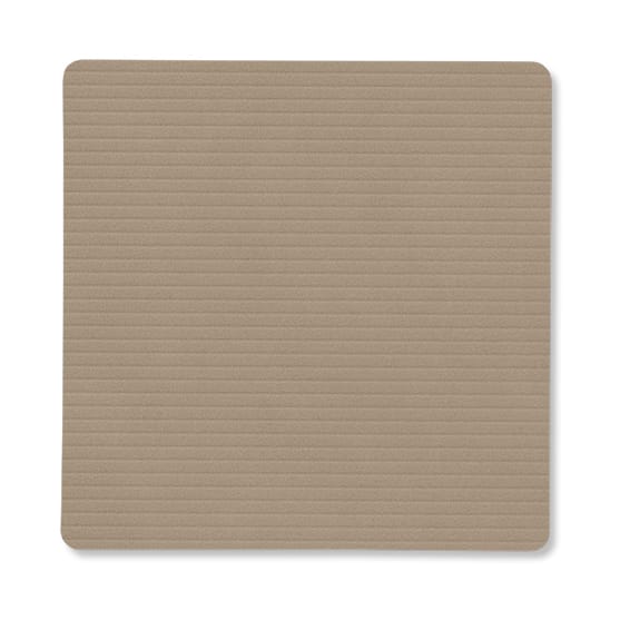Corduroy Glasuntersetzer square - Clay Brown - LIND DNA