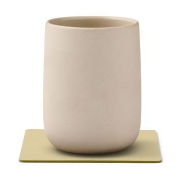 Corduroy Glasuntersetzer square - Lemon Sorbet - LIND DNA