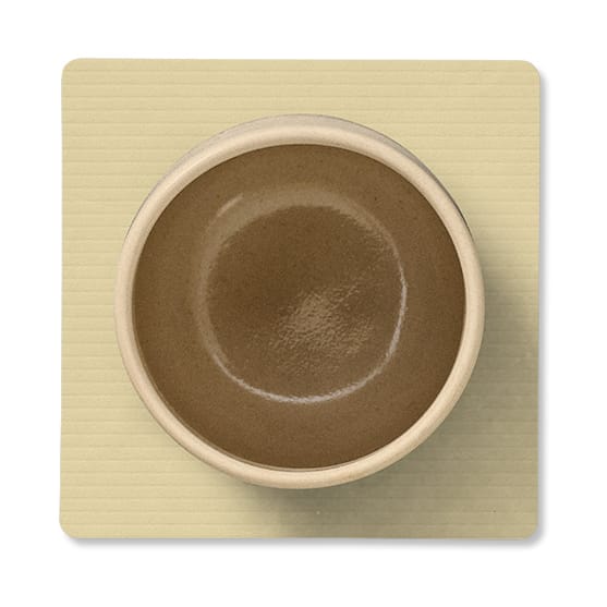 Corduroy Glasuntersetzer square, Lemon Sorbet LIND DNA