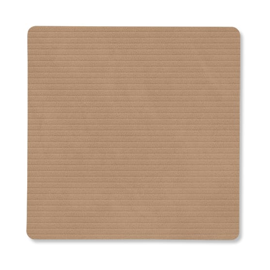 Corduroy Glasuntersetzer square - Nougat - LIND DNA