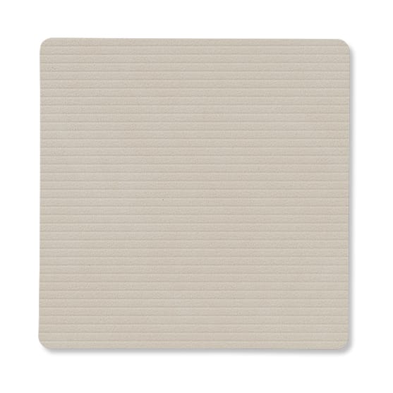 Corduroy Glasuntersetzer square - Oyster White - LIND DNA