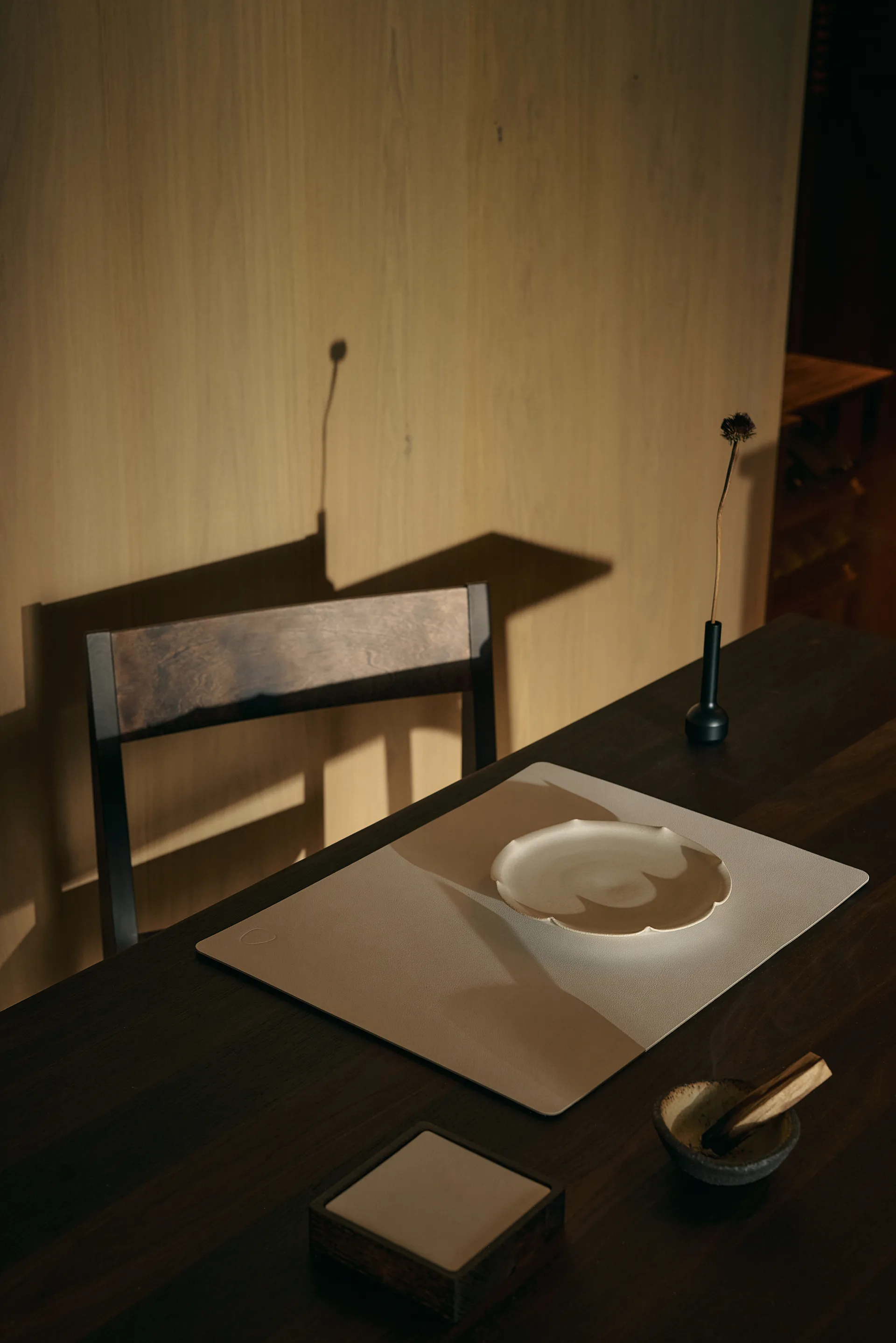 Corduroy Glasuntersetzer square, Pure white LIND DNA