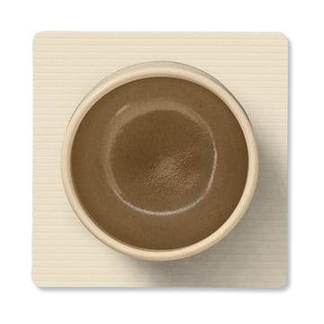 Corduroy Glasuntersetzer square - Vanilla - LIND DNA
