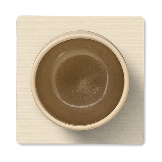 Corduroy Glasuntersetzer square, Vanilla LIND DNA