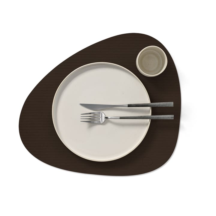 Corduroy Tischset curve L, Hazel LIND DNA