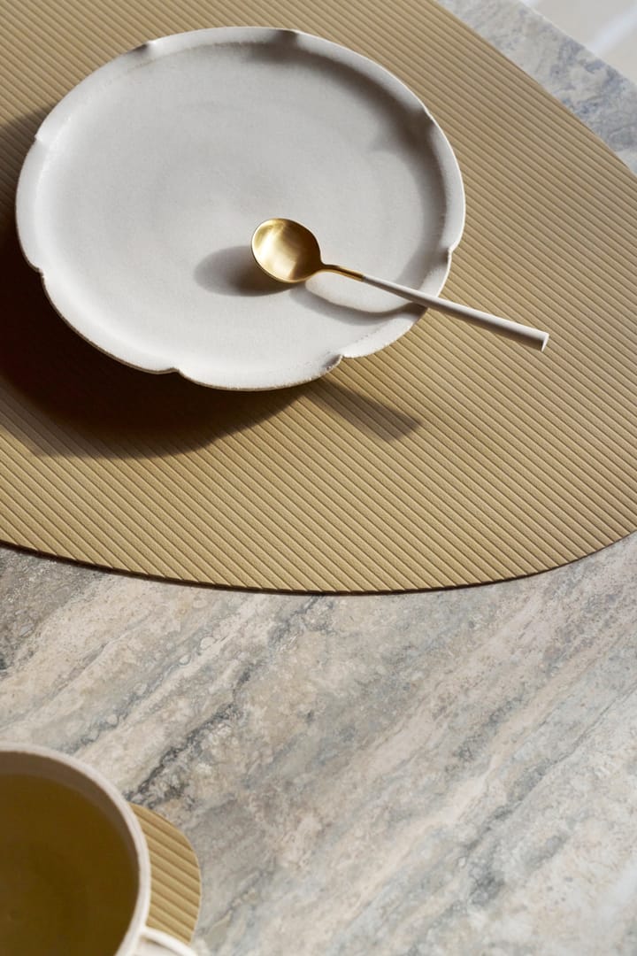 Corduroy Tischset curve L, Lemon Sorbet LIND DNA