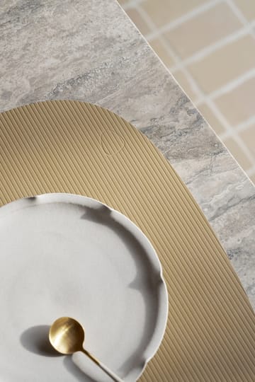 Corduroy Tischset curve L - Lemon Sorbet - LIND DNA