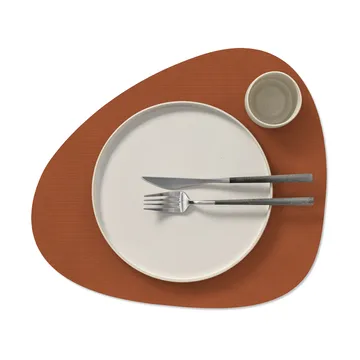 Corduroy Tischset curve L - Rust, 44x37 cm - LIND DNA