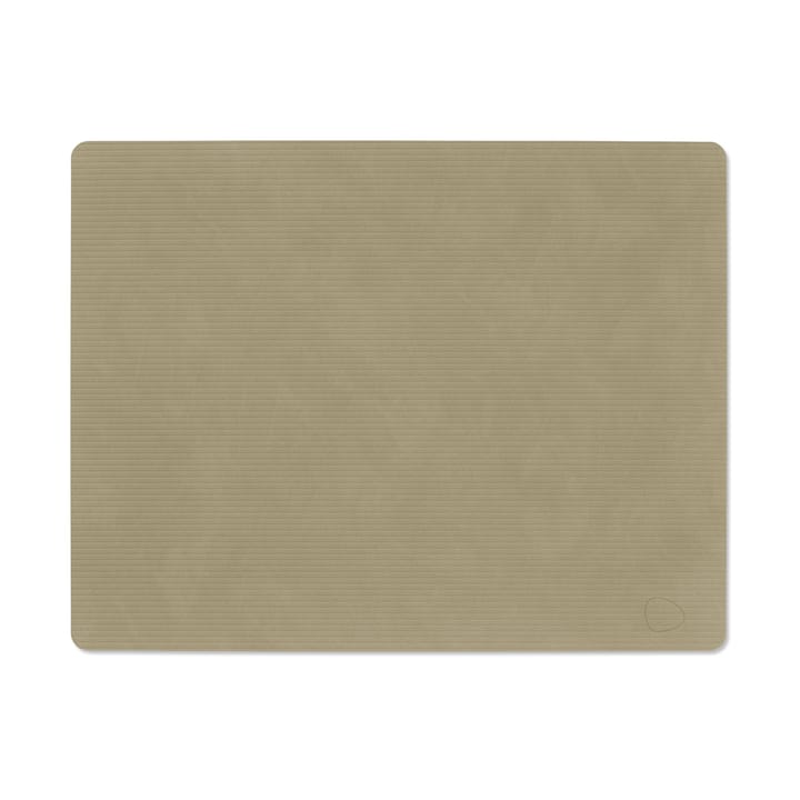 Corduroy Tischset square L - Herbal Dust - LIND DNA