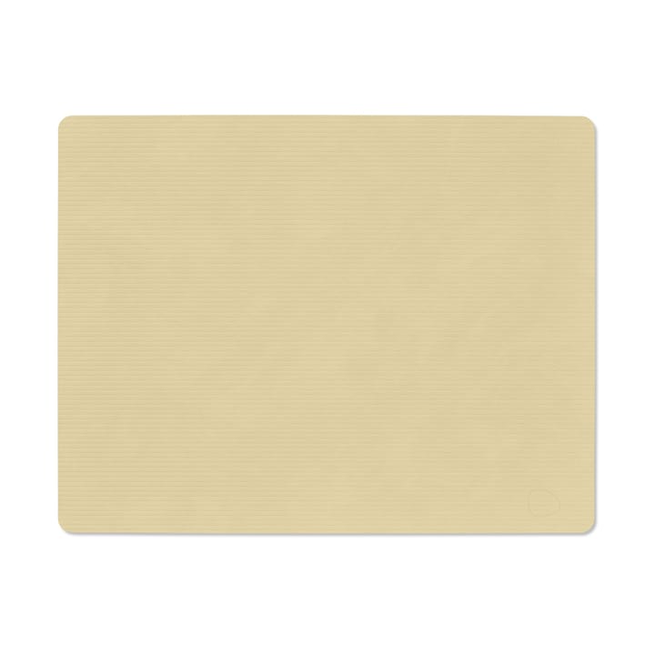 Corduroy Tischset square L - Lemon Sorbet - LIND DNA