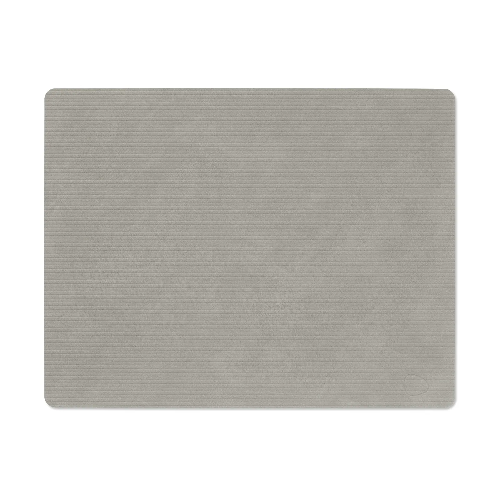 Corduroy Tischset square L, Light Grey LIND DNA