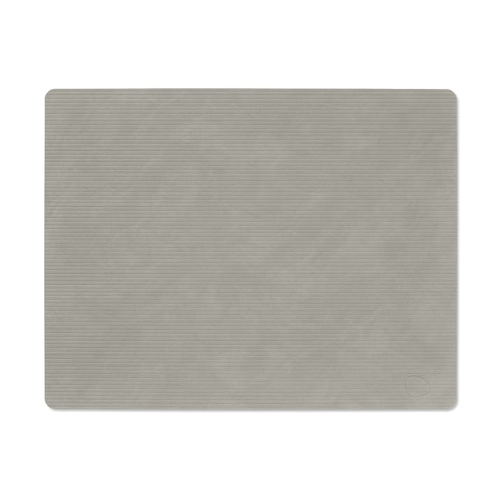 Corduroy Tischset square L - Light Grey - LIND DNA