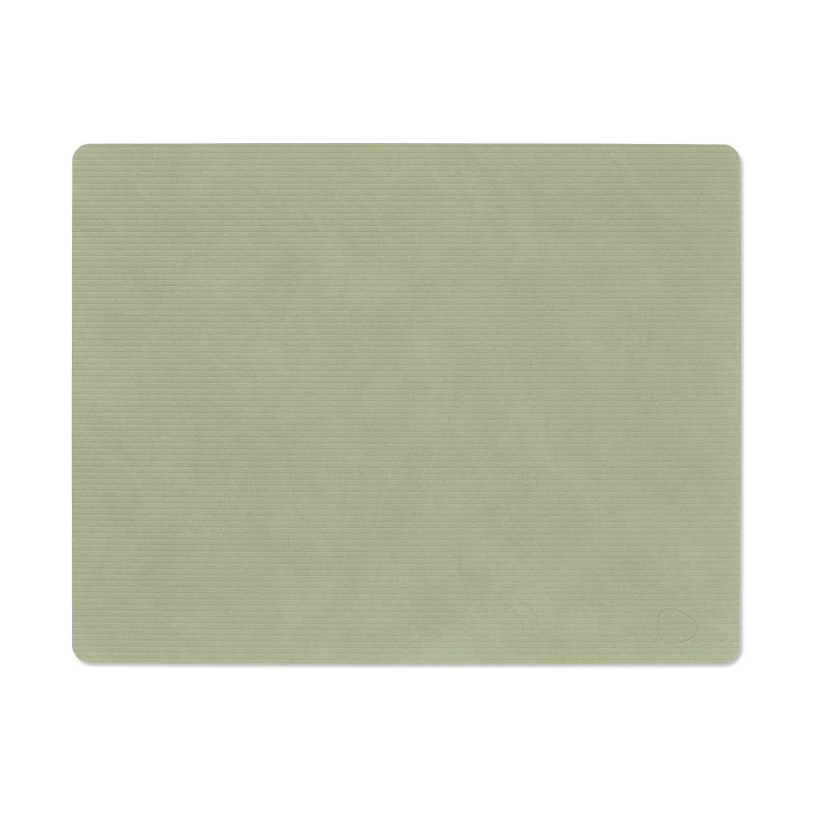 Corduroy Tischset square L, Olive Green LIND DNA