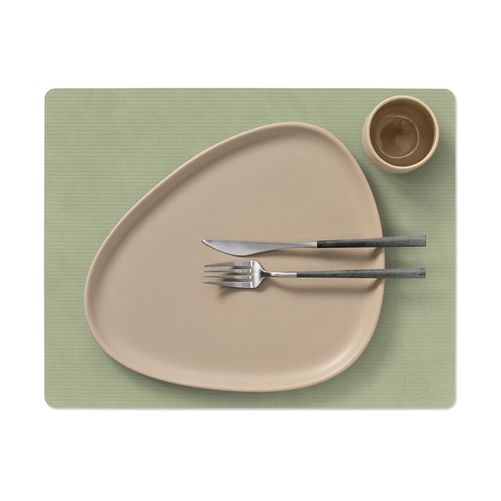 Corduroy Tischset square L, Olive Green LIND DNA