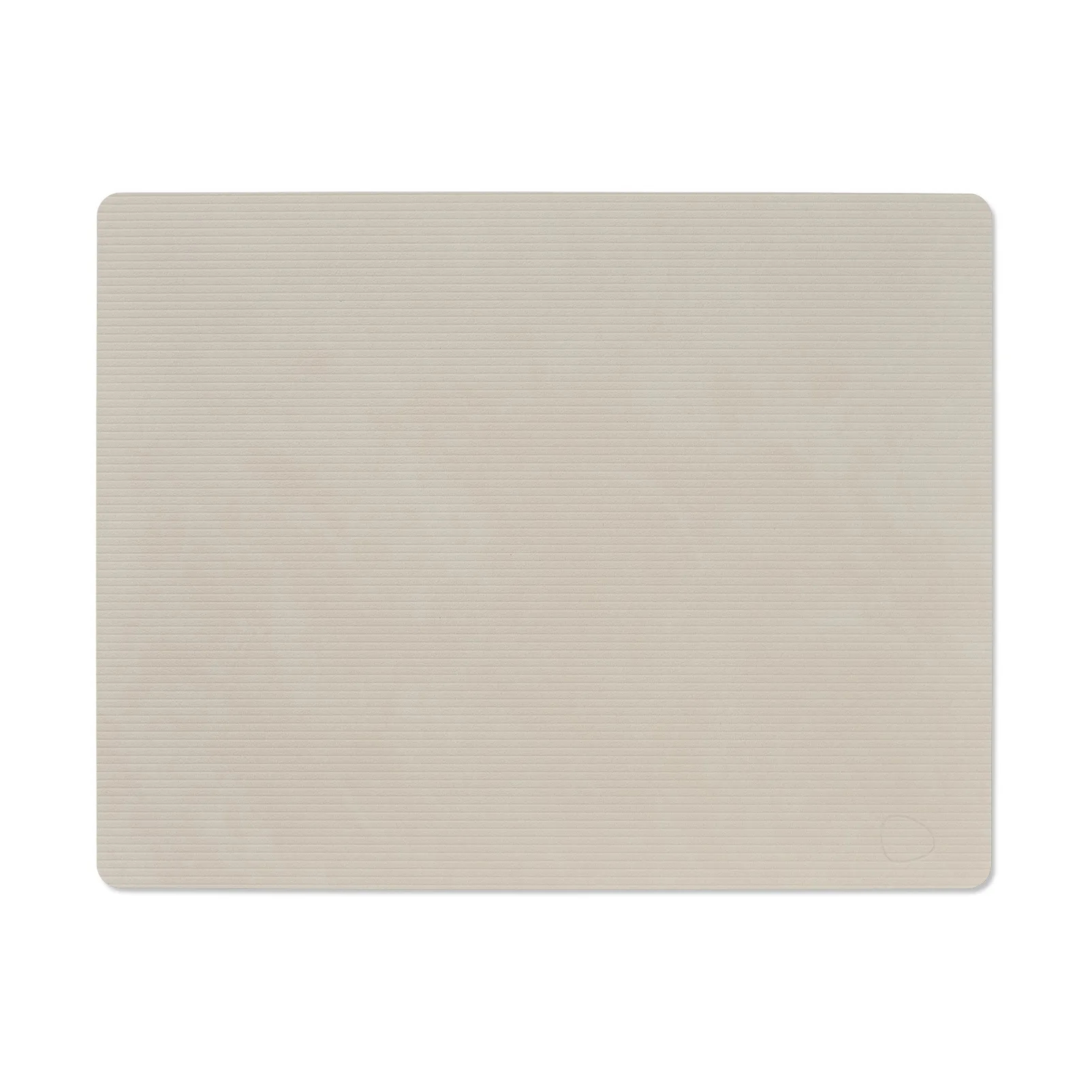 Corduroy Tischset square L, Oyster White LIND DNA