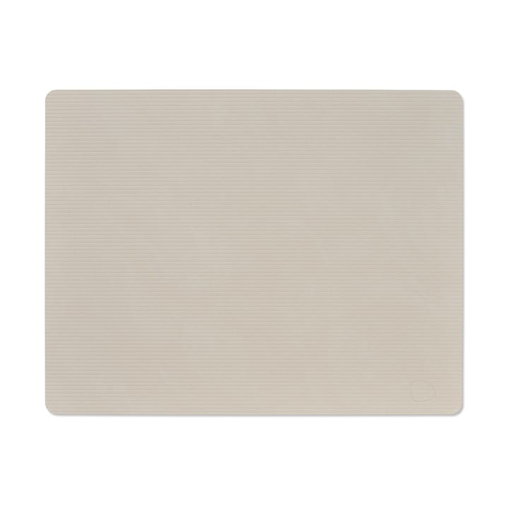Corduroy Tischset square L - Oyster White - LIND DNA