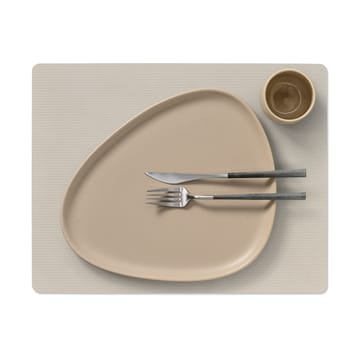 Corduroy Tischset square L - Oyster White - LIND DNA