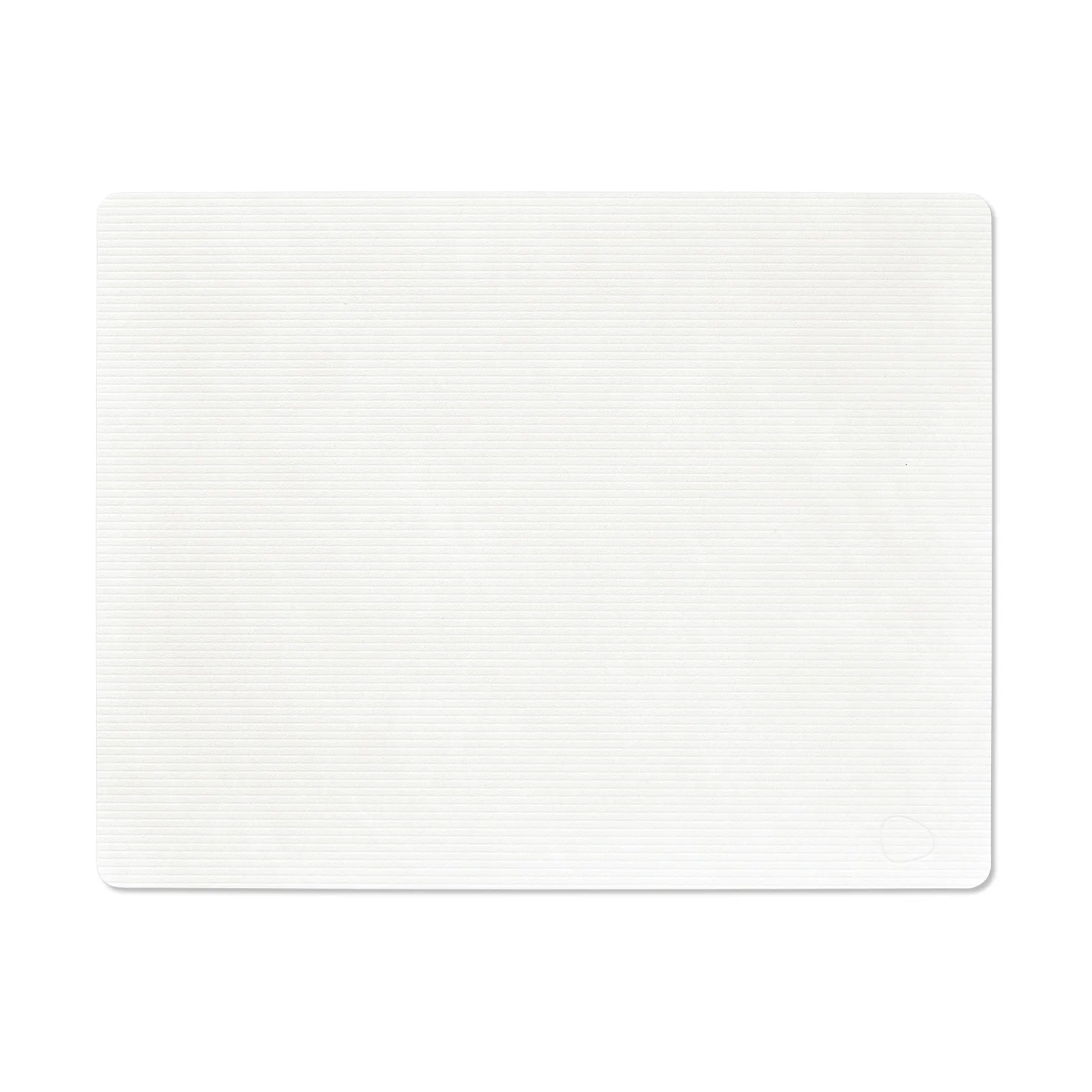 Corduroy Tischset square L, Pure white LIND DNA