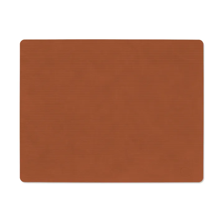 Corduroy Tischset square L - Rust, 45x35 cm - LIND DNA