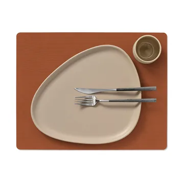 Corduroy Tischset square L - Rust, 45x35 cm - LIND DNA