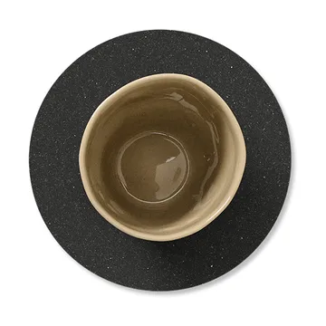 Core Glasuntersetzer circle - Flecked anthracite - LIND DNA