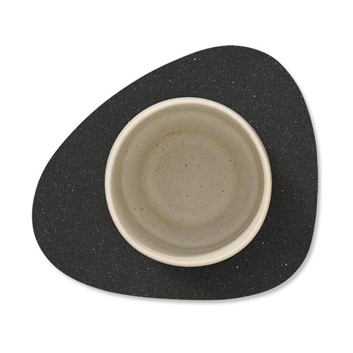 Core Glasuntersetzer curve, Flecked anthracite LIND DNA