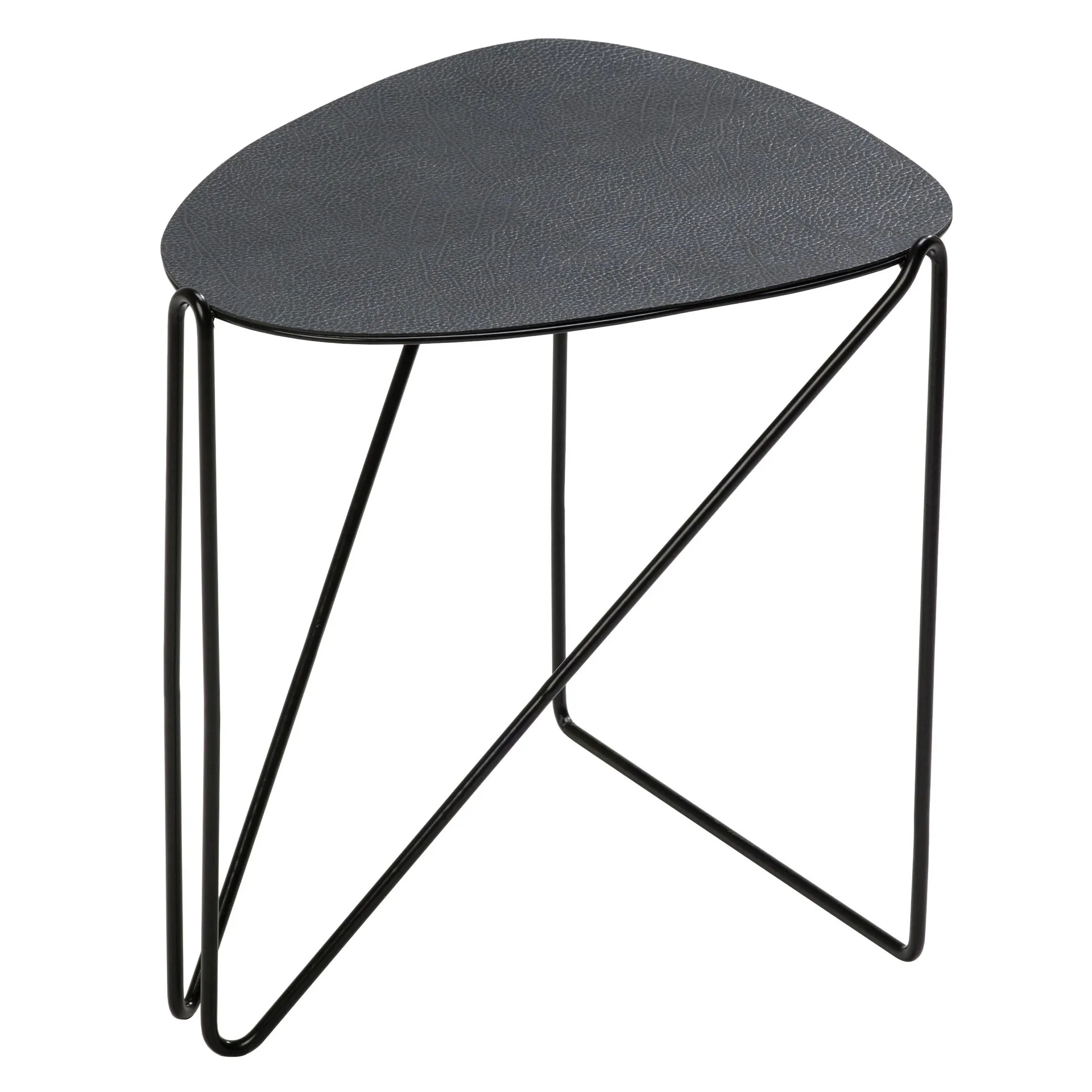 Curve Chameleon Hippo Beistelltisch, Black-anthracite LIND DNA