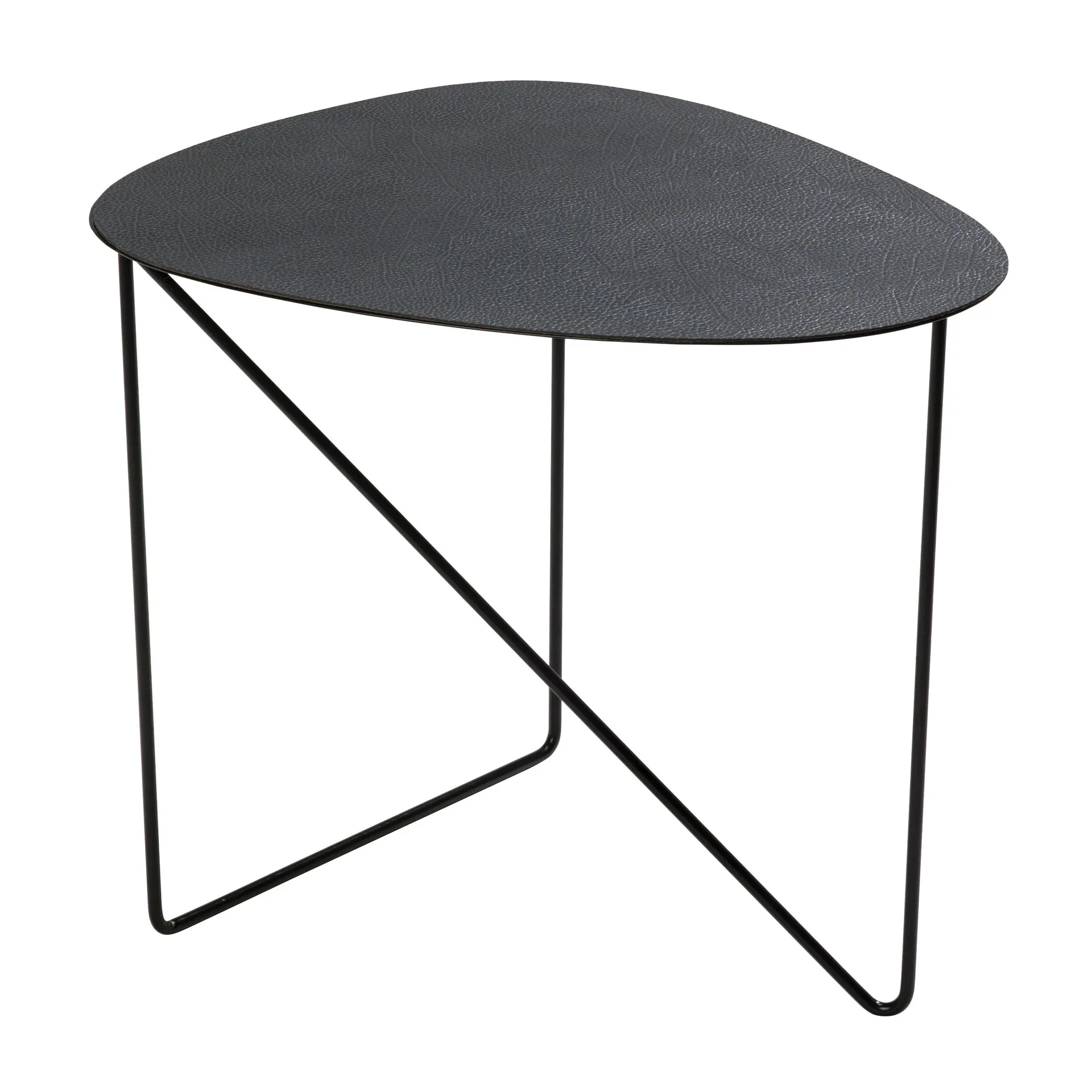 Curve Hippo Beistelltisch L, Black-anthracite LIND DNA