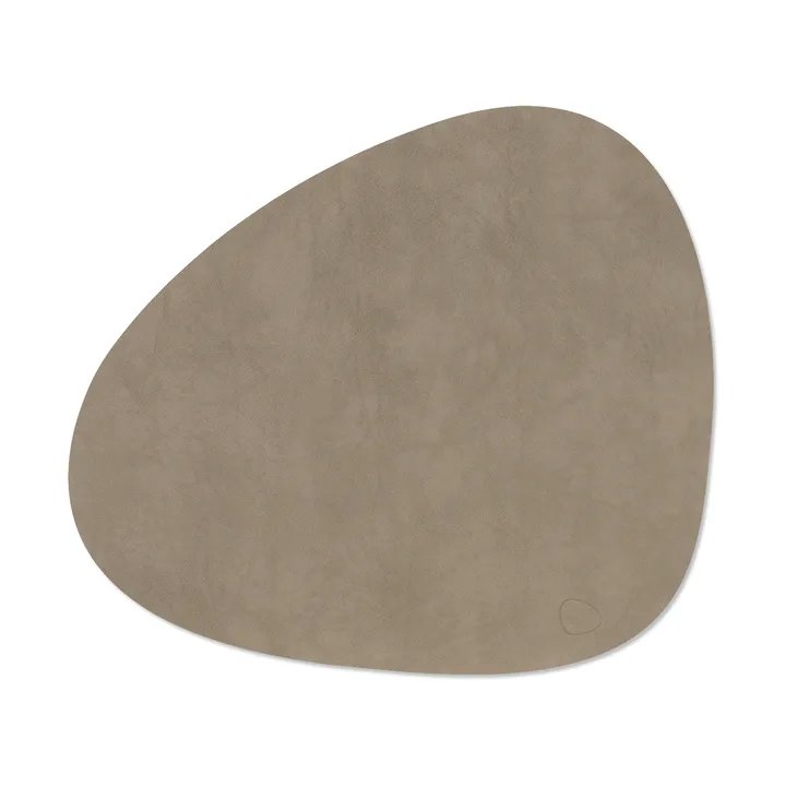 Curve Nupo Tischset - Nomad grey, 44x37 cm - LIND DNA