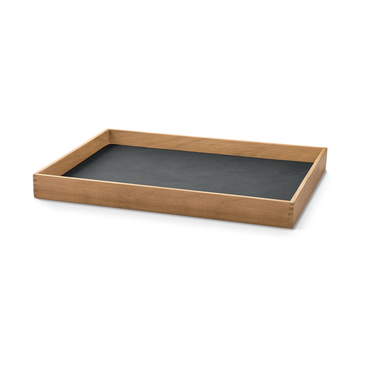 Even Teak-Tablett square M, Nupo anthracite LIND DNA