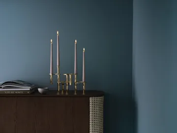 Lind Curve kombinerbarer Kerzenhalter 24K vergoldet - Single - LIND DNA