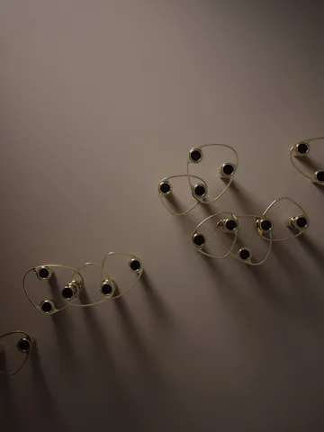 Lind Curve kombinerbarer Kerzenhalter 24K vergoldet - Triple - LIND DNA